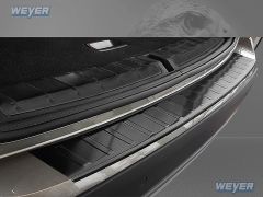 WEYER Edelstahl Ladekantenschutz graphite/black Line BMW X1 E84 FL ab Baujahr 2012-2015