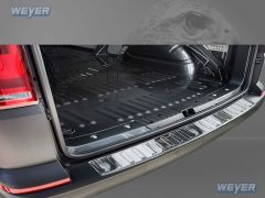 Kofferraummatte mit Ladekantenschutz für VW Touran 1 1T GP GP2 Bj. 2003-2015
