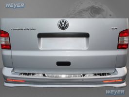 Carbest Stoßstangenschutz aus Edelstahl & Karbonfolie, für VW Tranporter T5  bei Camping Wagner Campingzubehör